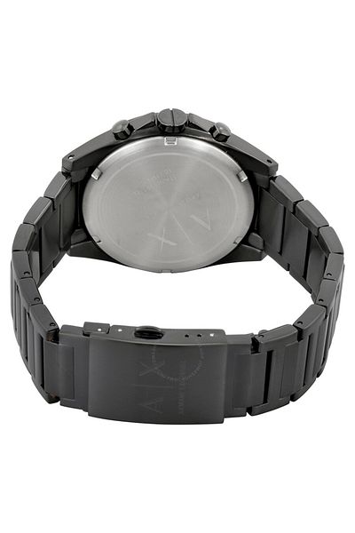 Armani Exchange Stainless Steel Drexler Analog Black Dial Men's Watch - AX2601