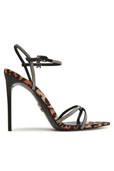 Steve Madden Women's Sandals brown STEVE MADDEN-SM11003660 732 LEOP SATIN