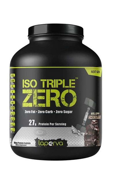 Laperva Iso Triple Zero Next Generation Whey Protein Isolate Belgian Chocolate, 2 Lb