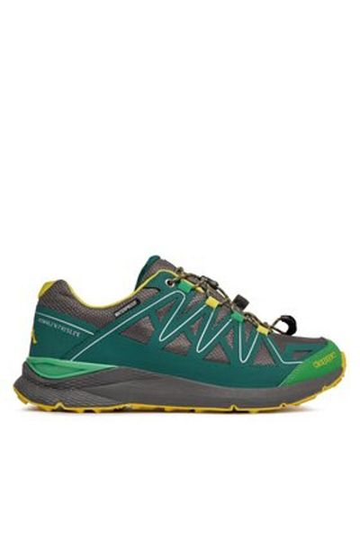 Kappa Men's Half-boots gray KAPPA-341F7KW KOMBAT TERRENO WP GREY CHARCOAL - GREEN PINE