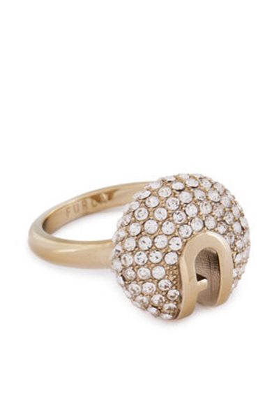 FURLA Inel de damă din aur FURLA-WJ00256 K21000 1951S COLOR ORO+COLOR CRYSTAL