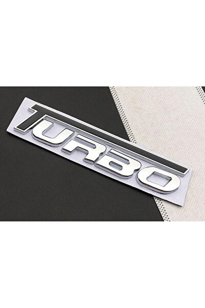 EDEXPORT Turbo Krom Piano Black Bagaj Yazısı 3M 3D ABS Opel İnsignia