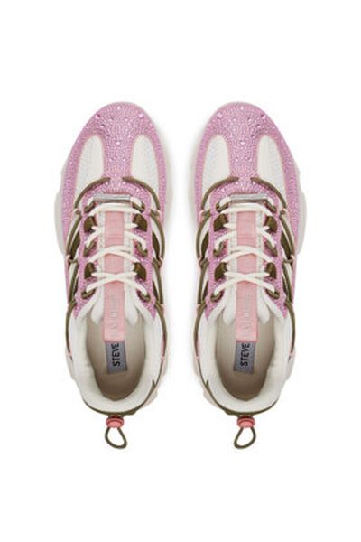 Steve Madden Women's Sneakers pink STEVE MADDEN-SM19000109 GFP GREEN FOREST / PINK