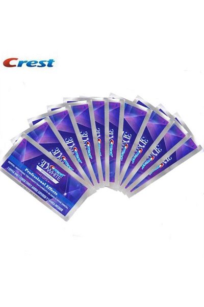 CREST 3D Whitestrips Professional Effect Dental Whitening Kit, 10 Treatments