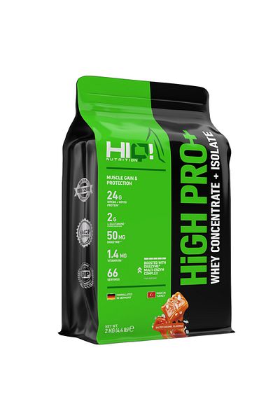 HIQ NUTRITION Hiq High Pro+ 2 kg Salted Caramel Flavored