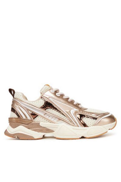 Steve Madden Teniși aurii pentru femei STEVE MADDEN-SM19000122 SG3 ARGINTIU / GOLD CREAM