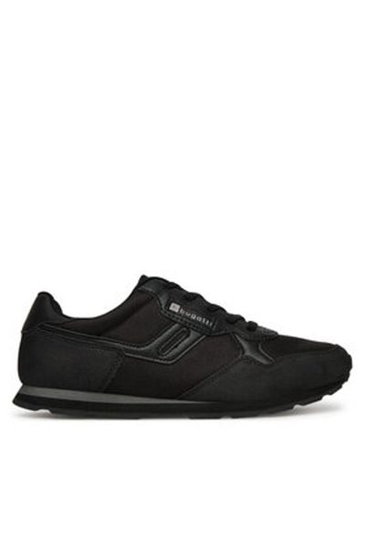 BUGATTI Men's Sneakers black BUGATTI-321-ASH01-5500 1000 SCHWARZ