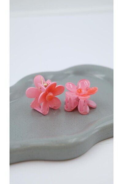 Jerie Mini Lotus Flower Double Acrylic Peg Buckle Set