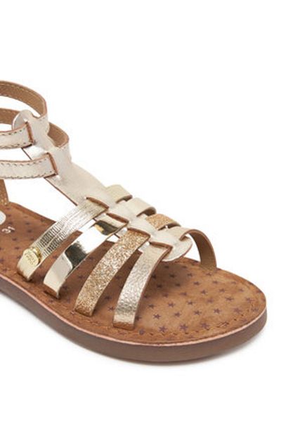 Gioseppo Sandale pentru fete aurii GIOSEPPO-75333-P PLATINUM
