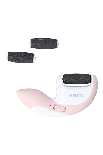 Homedics جهاز باديكير فوري قابل لإعادة الشحن 3 في 1 - أبيض ووردي