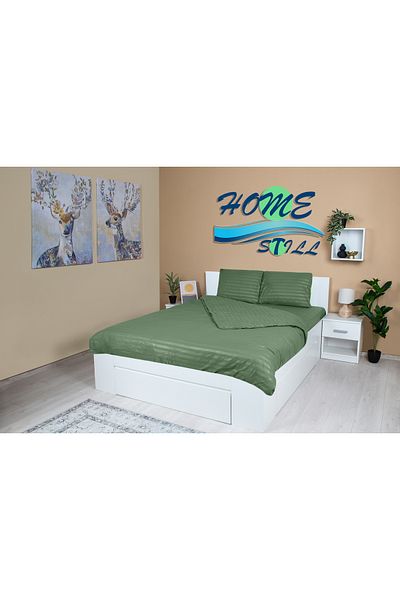 Home Still Microsatin damask linen 1 person, MINT