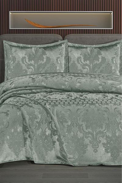 Çeyiz Diyarı Chenille Double Bedspread 240X260 cm Mint