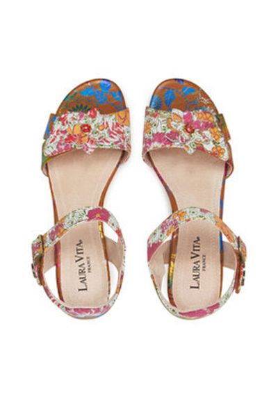 LAURA VITA Sandale dama multicolor LAURA VITA-FRAMBOISEO 16 AMBRE