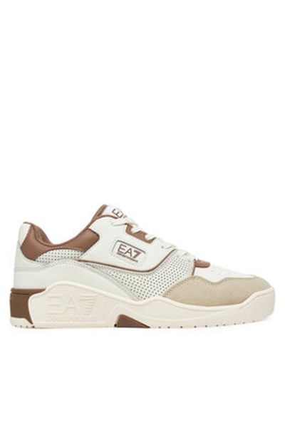 EA7 Emporio Armani Men's Sneakers white EA7 EMPORIO ARMANI-X8X187 XK402 U475 OFF.WHT+GINGER SNAP+