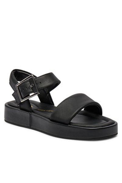 CLARKS Women's Sandals black CLARKS-ALDA STRAP BLACK LEATHER 26176257