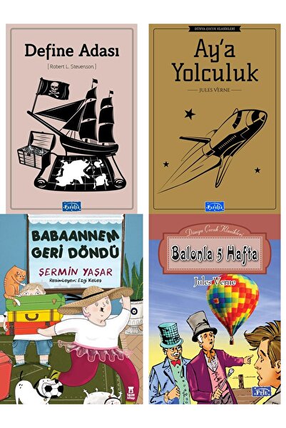 Parıltı Yayınları PARILTI YAYINLARI BALONDA 5 HAFTA .AYA YOLCULUK VE ŞERMİN Y...
