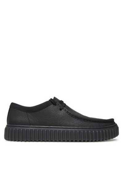 CLARKS Ghete bărbătești negre CLARKS-26181385 318 PIELE NEAGRĂ