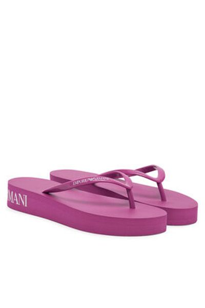 Emporio Armani Flip-flops roz pentru femei EMPORIO ARMANI-XVQS09 XN118 00780 BOUGANVILLE