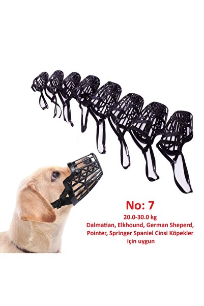 BGA Plastic Black Color Dog Mouthpiece