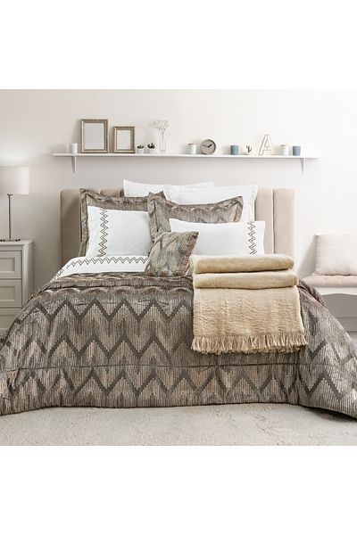 Schafer Home Bianca Dowry Set 11 Pieces-Cappucino