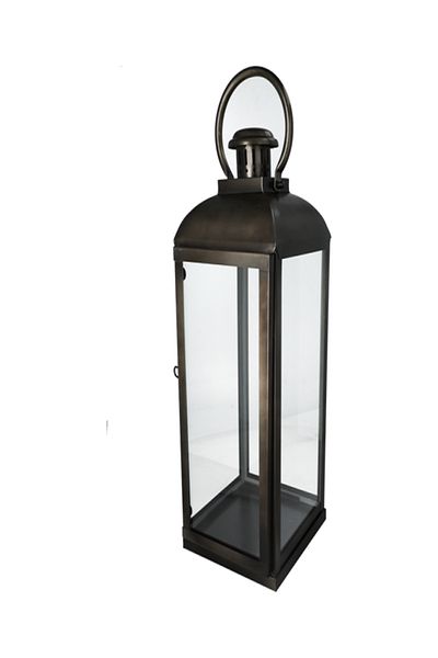 SERENE Elegant Modern Design Stainless Steel and Glass Lantern