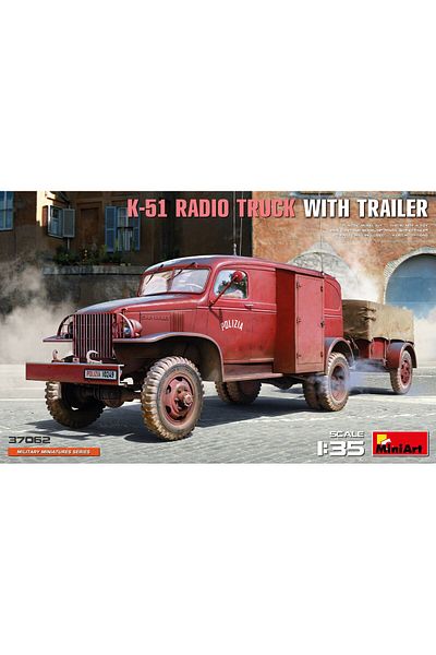 MiniArt K-51 Radio Truck with Trailer 1:35