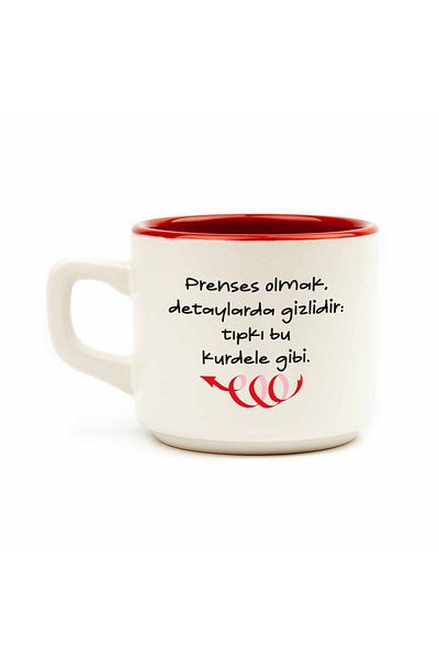 PALTO TASARIM Being a Princess Is Hidden in the Details: Just Like This Ribbon... Venus Trophy - Gift Trophy Cup Mug