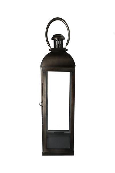 SERENE Elegant Modern Design Stainless Steel and Glass Lantern