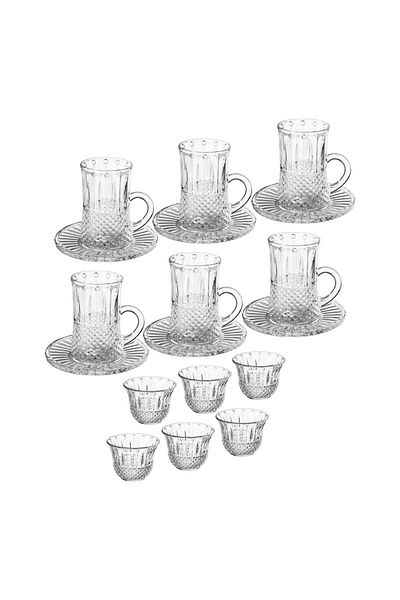 Dania 18-Piece Glass Tea Set