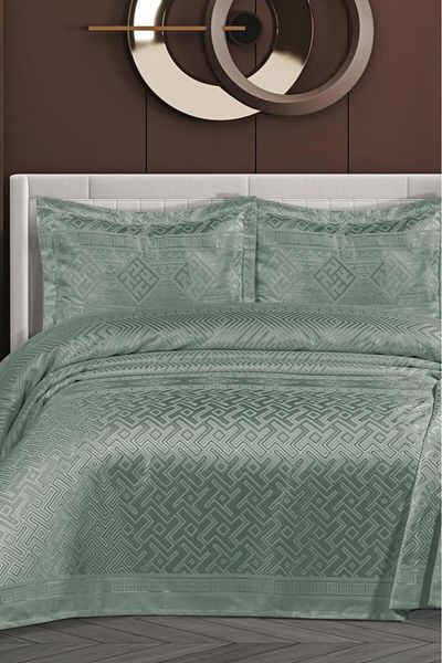 Çeyiz Diyarı Lena Chenille Double Bedspread 240X260 cm Mint