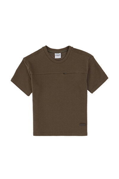 U.S. Polo Assn. Boy's Crew Neck Mink T-Shirt 50300175-Vr052