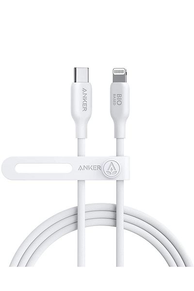 Anker USB Type-C to Lightning Cable Anker 541 White Aurora, 6 Feet, Apple Certified, Fast Charging for iPh