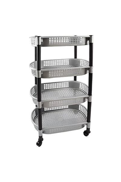 rexa Kitchen Living Room Shelf Plastic Sandwich Storage 4 Rack