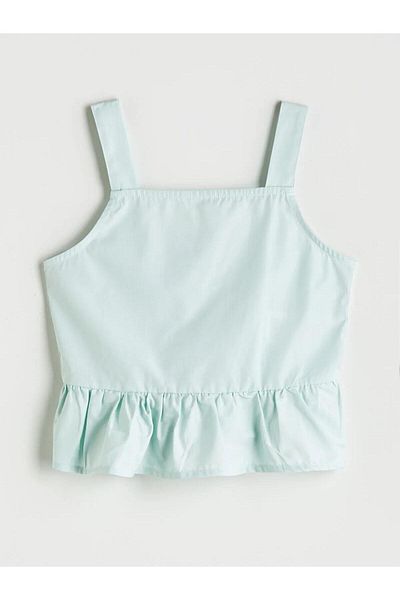 LC Waikiki Lcw Kids Square Neck Girls Blouse and Shorts (S5)