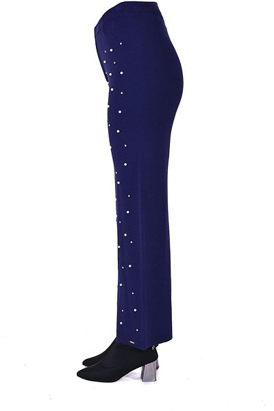 Invee İnci Knitwear Trousers Navy Blue