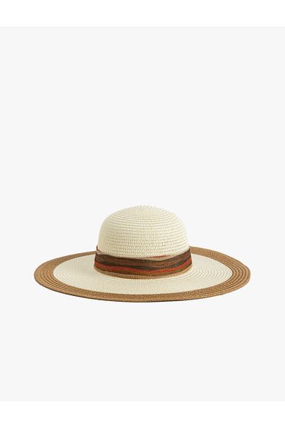 Koton Straw Hat with Band Detail