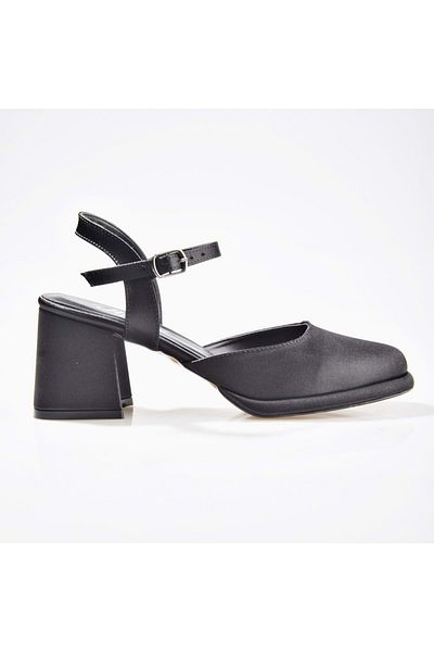 ERDAL KOÇYİĞİT AYAKKABI Ek Merve 8525 Women's Thick Heeled Shoes