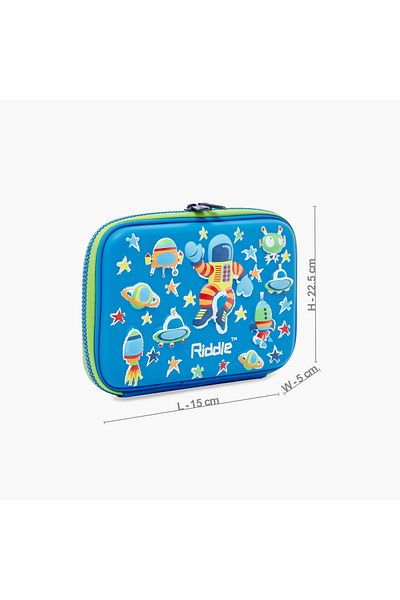 Juniors Juniors Space Print Pencil Case