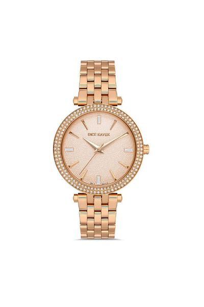 Dice Kayek Dk.1.1Ag1366.08 Steel Cord Steel Case 5 Atm Water Resistant Rose Women Wrist Watch