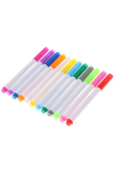 Choice 12PCS 12 Colors Liquid Chalk Pens Blackboard Erasable Non-Dust Chalk Removable Marker Pen Graffiti D