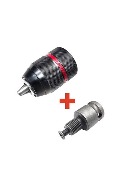 Choice Chuck Wrench Adapter Metal Heavy Duty 1/2-20UNF 13mm Keyless Drill Chuck Hex Shank/SDS/Socket Square