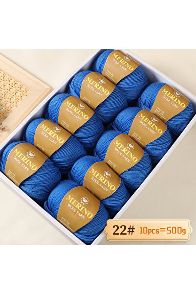 Choice 22 Treasure Blue 500 جرام من غزل صوف الألبكة متوسط ​​النعومة عالي الجو...