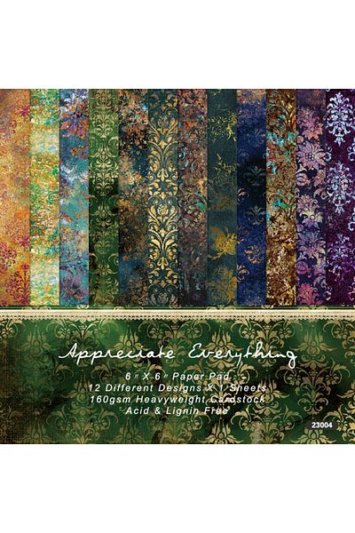 Choice 12pcsSU20117920 12 Sheets Baroque Style Scrapbooking Material Hand Account Background Paper DIY Albu