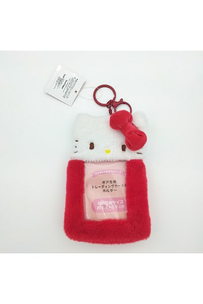Miniso Hello Kitty Kawaii Cartoon Anime My Melody Kuromi Plush Card Holder Cute 3-inch Hello Kitty Cinnamor