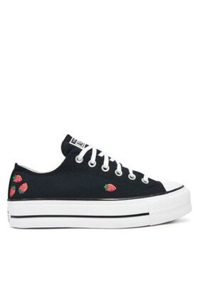 converse Teniși negri pentru femei CONVERSE-A14935C 001 NEGRU/ROȘU MOALE/ALB