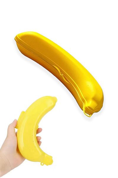 Beatitude Banana Storage Container Practical Fruit Vegetable Snack Putting Container Business School Travel Lunch Box