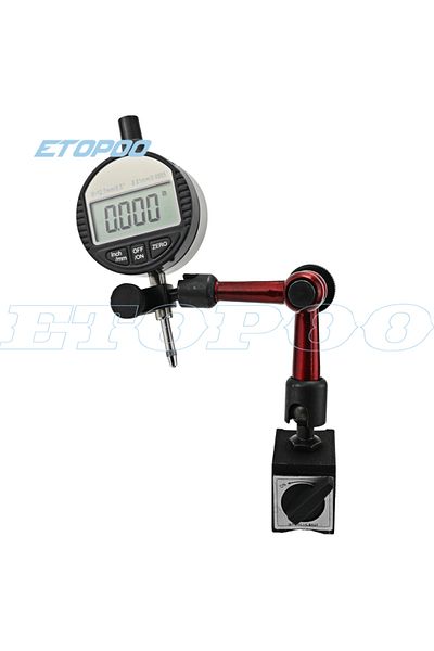 Choice1 0-12.7mm with stand Digital Dial Indicator 0-12.7mm/0.5'' 0-25.4mm 0.01mm Mini Magnetic Base Holder