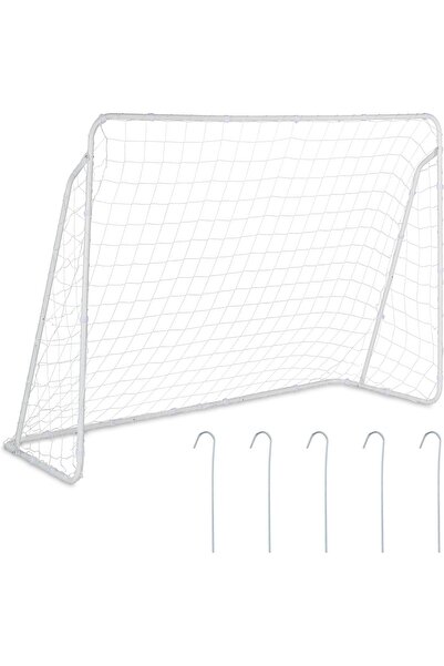 rexa مرمى كرة قدم، 80% فولاذ، 20% بوليستر، أبيض