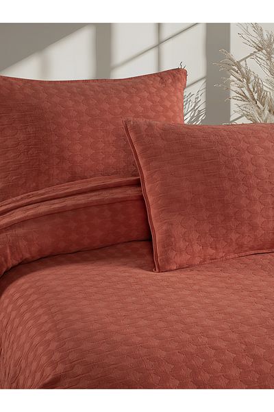 BED LİNE Elvira Bedspread Set Double Tile Boxed