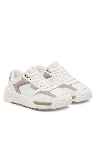 EA7 Emporio Armani Teniși de damă albi EA7 EMPORIO ARMANI-X8X241 XK435 U489 OFF WHT+COBBELSTONE